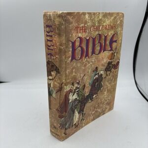 The Childrens Bible Golden Press 1965 Hardcover Vintage Pictures OT and‎ NT